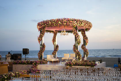 Mandap and Floral detail — Wedding decor — St. Regis